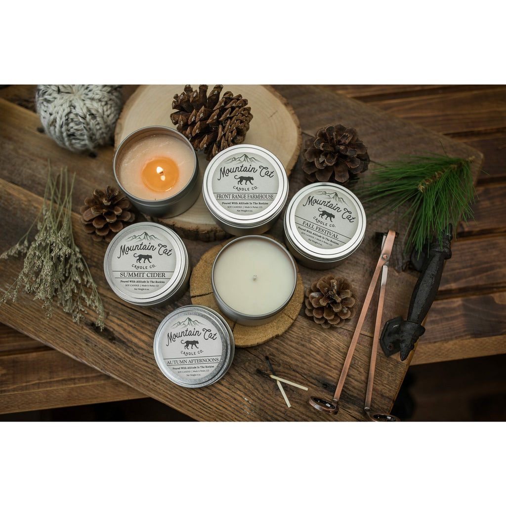 Rugged Traveler Tin Candles Mountain Cat Candle Co. 