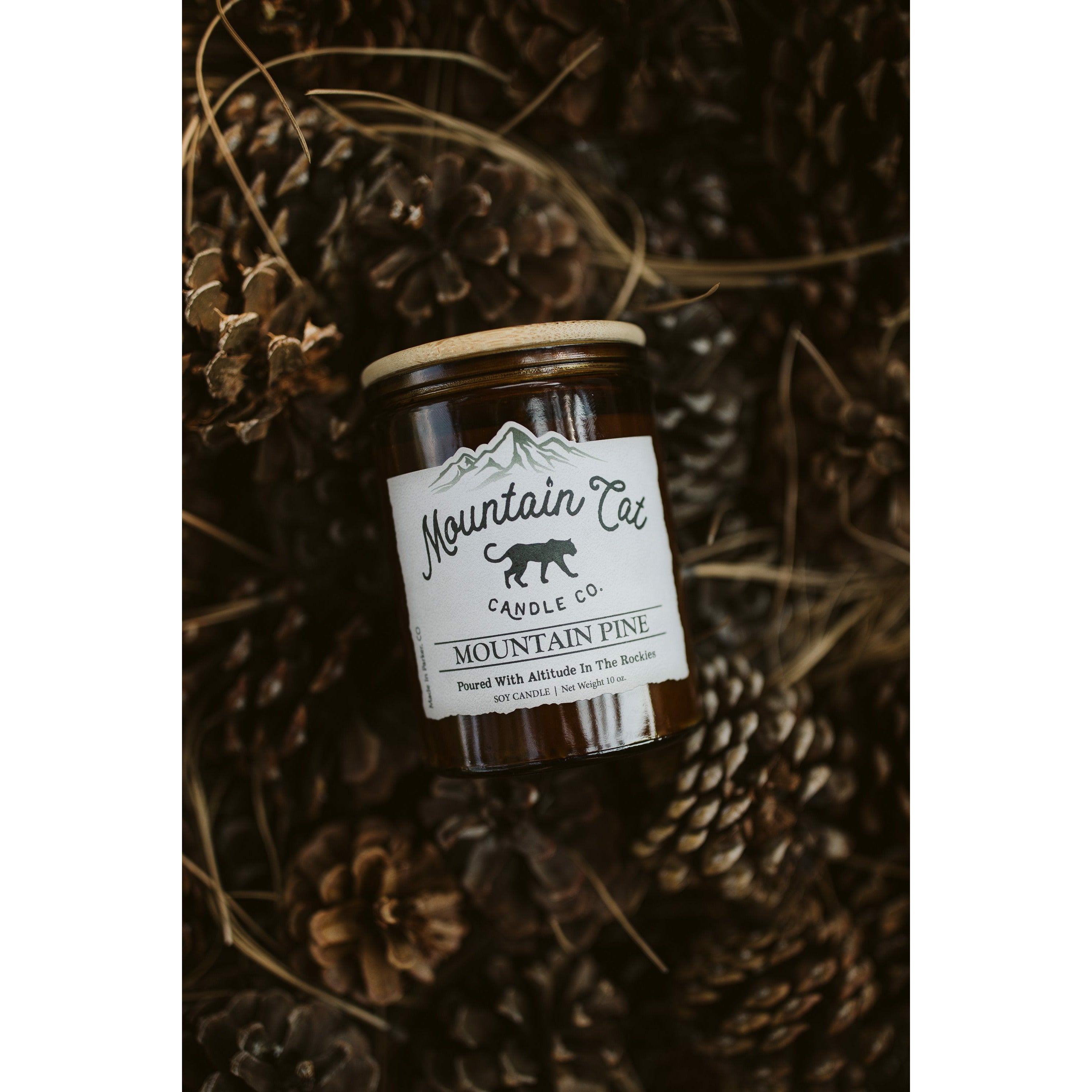 Rustic Cabin Collection - Amber Jar Candles Mountain Cat Candle Co. 
